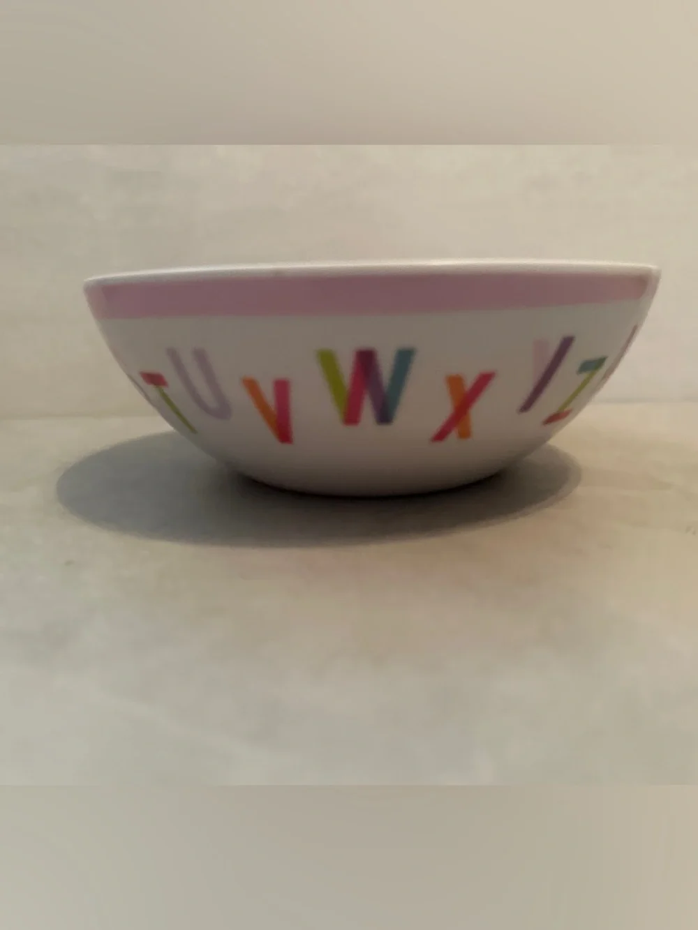 Pottery Barn Kids Melamine Bowl ABCs Theme